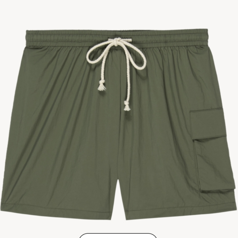 Donni Nylon Cargo Shorts